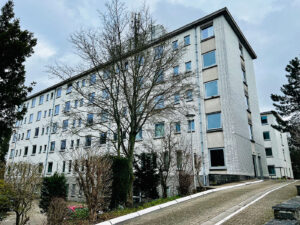 Façade du bâtiment de la résidence Jeanne Mertents